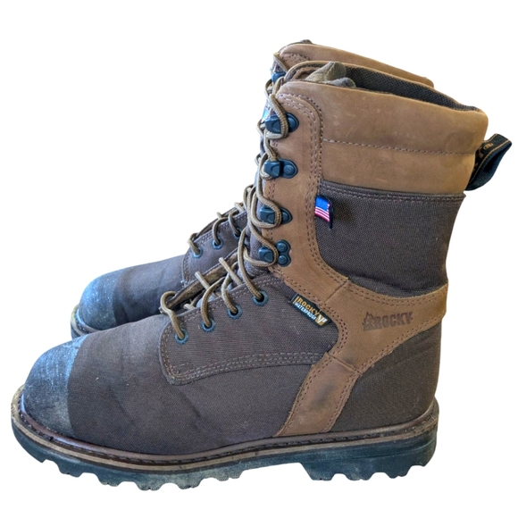 Rocky Boots Waterproof 1000 grams Insulated Size 9.5W - Picture 1 of 11
